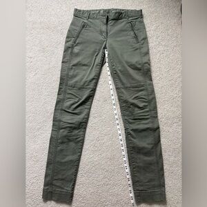 Olive Green Women's Skinny Khaki Jeans